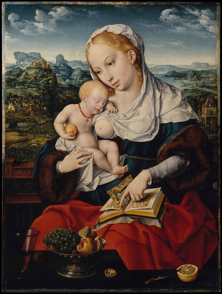 Virgin and Child  by Joos van Cleve