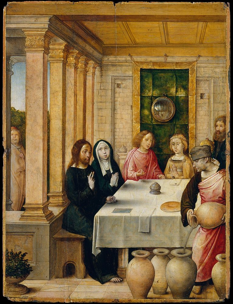 The Marriage Feast at Cana  by Juan de Flandes