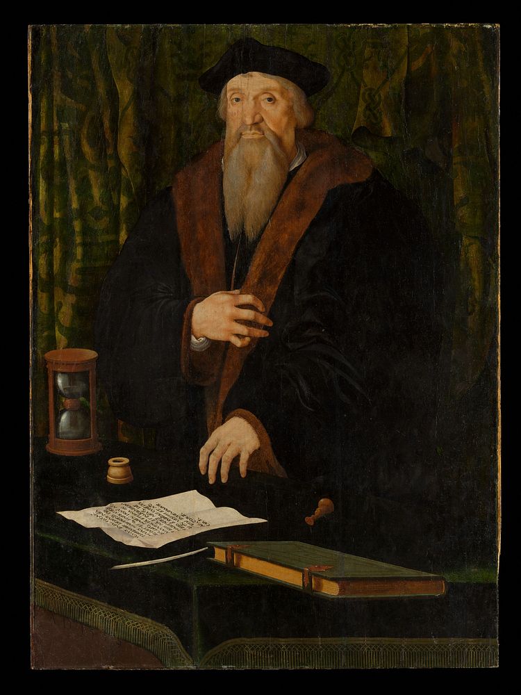 Portrait of a Man, Possibly Jean de Langeac (died 1541), Bishop of Limoges, Netherlandish Painter