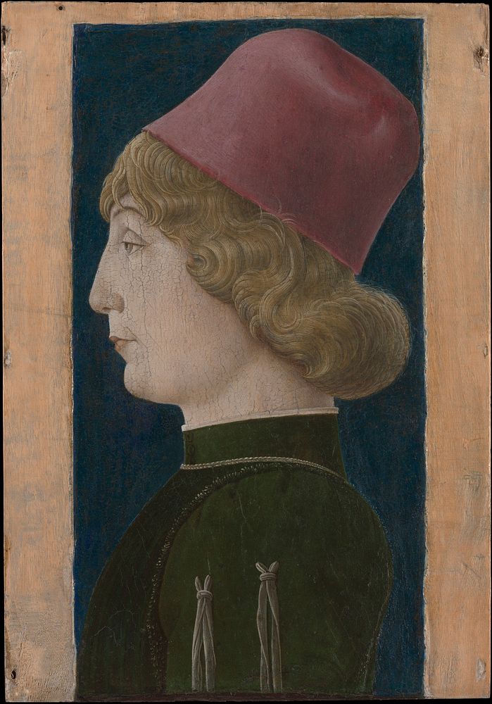 Portrait of a Young Man by Cosm&egrave; Tura (Cosimo di Domenico di Bonaventura)