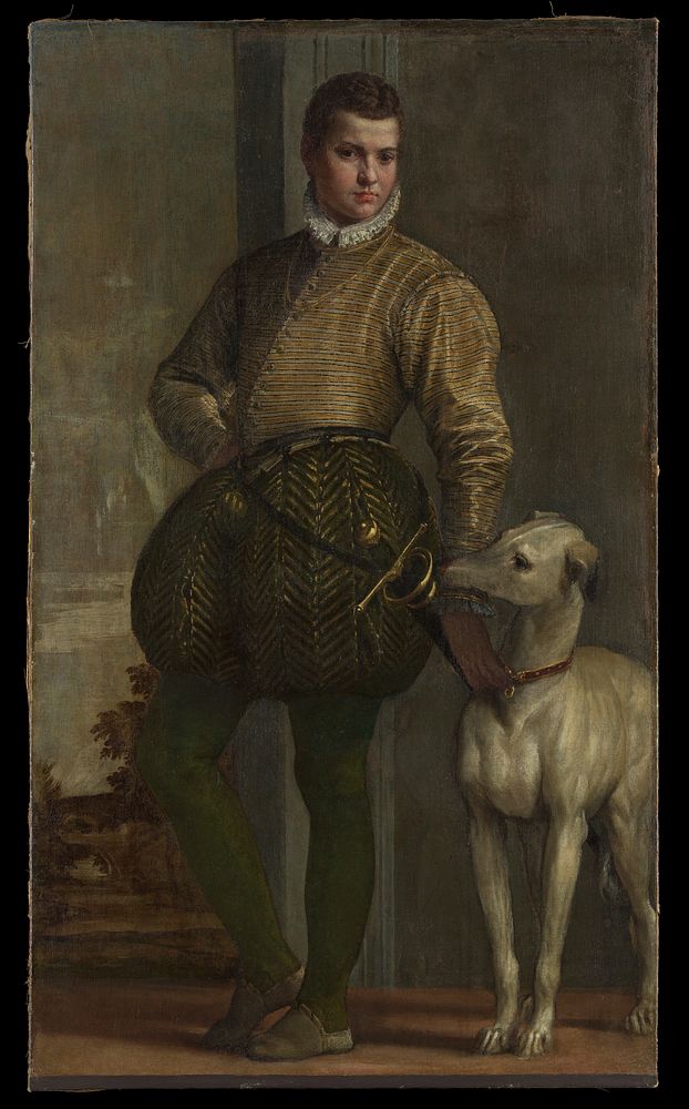 Boy with a Greyhound by Paolo Veronese (Paolo Caliari)