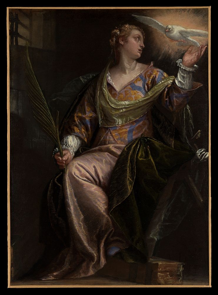 Saint Catherine of Alexandria in Prison by Paolo Veronese (Paolo Caliari)