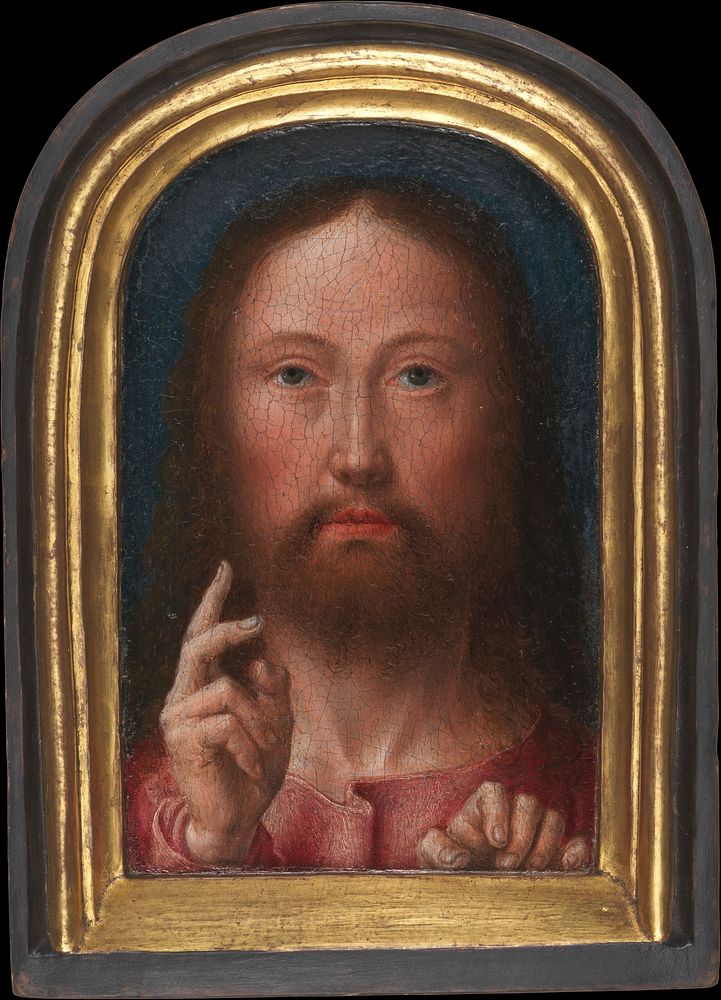 Christ Blessing by Gerard David