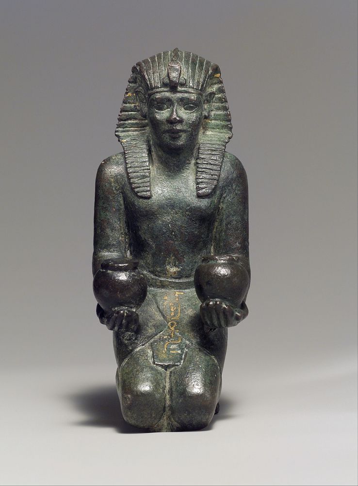 Kneeling statuette of King Amasis