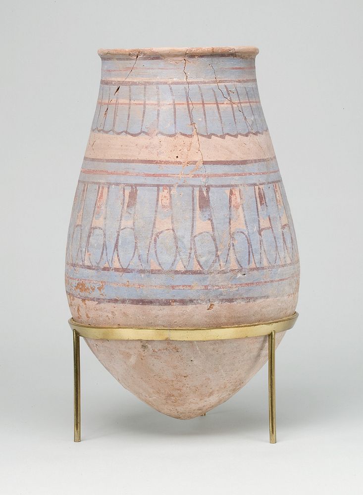 Blue-painted Jar from Malqata 