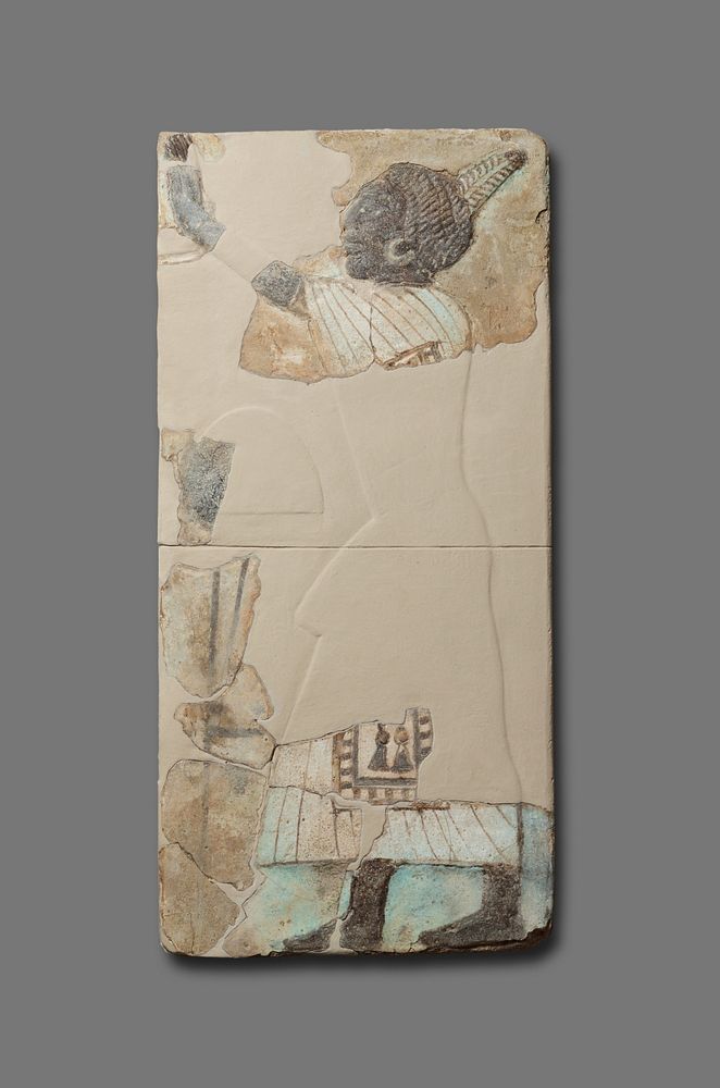 Tile from the walls of Throne Room in Palace of Ramesses II