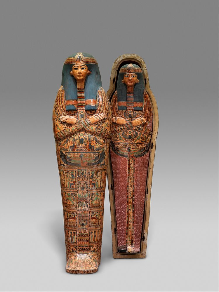 Mummy Board of the Chantress of Amun-Re Henettawy, Third Intermediate Period (ca. 1000&ndash;945 B.C.)