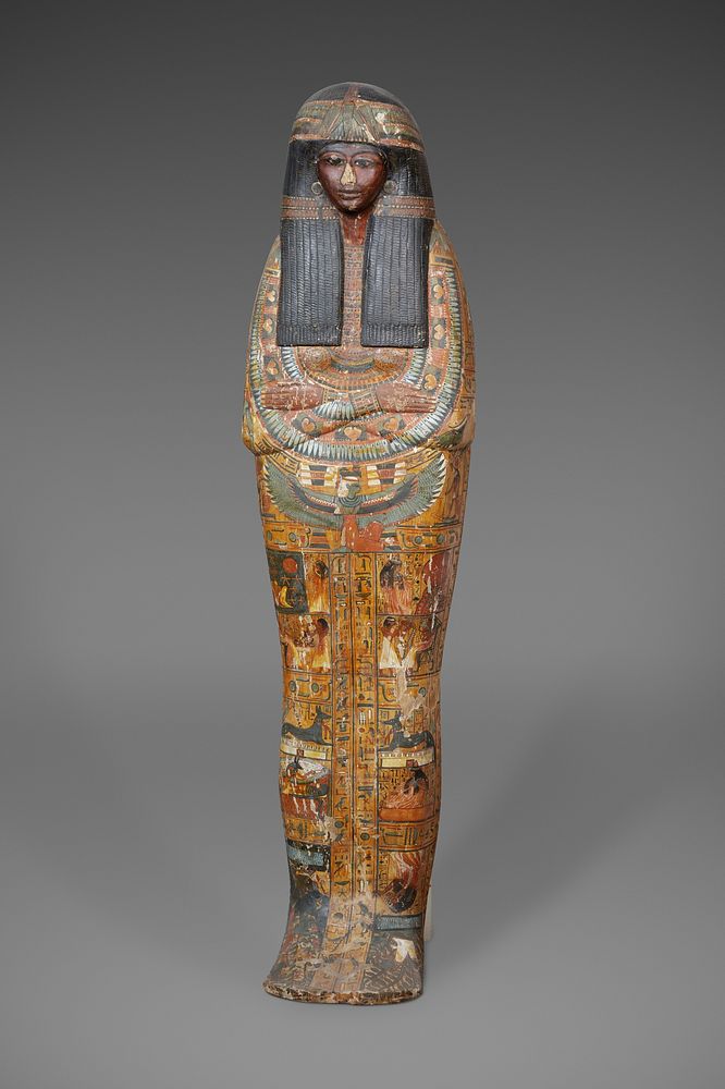 Coffin of the Lady of the House, Iineferty, New Kingdom, Ramesside (ca. 1279–1213 B.C.)