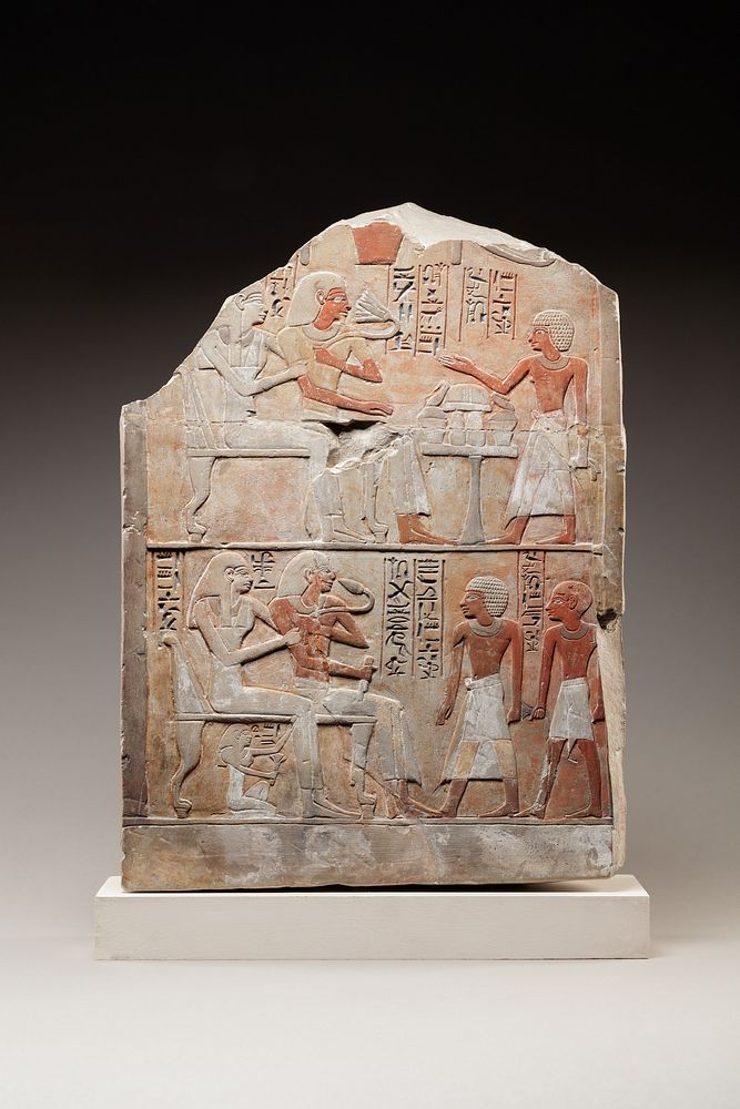 Stela of the Scribe Amenhotepม New Kingdom (ca. 1550–1390 B.C.)