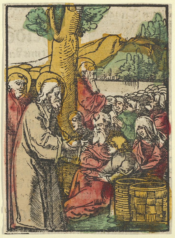 The Feeding of the 5000, from Das Plenarium by Hans Schäufelein