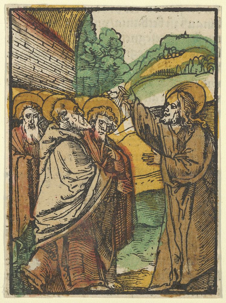 Christ Teaching the Disciples, 2, from Das Plenarium by Hans Sch&auml;ufelein