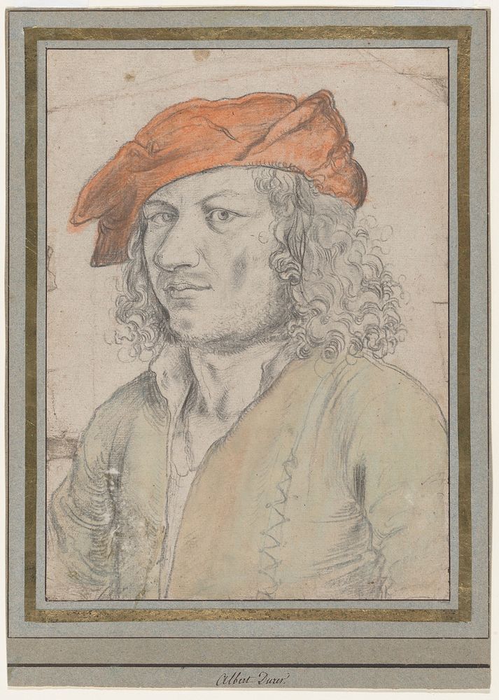 Portrait of a Young Man Wearing a Hat by Anonymous, German, 16th century