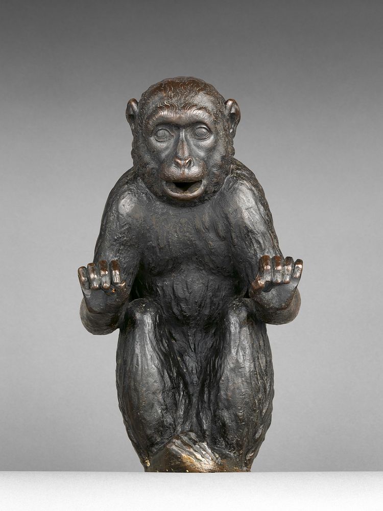 Monkey fountain figure