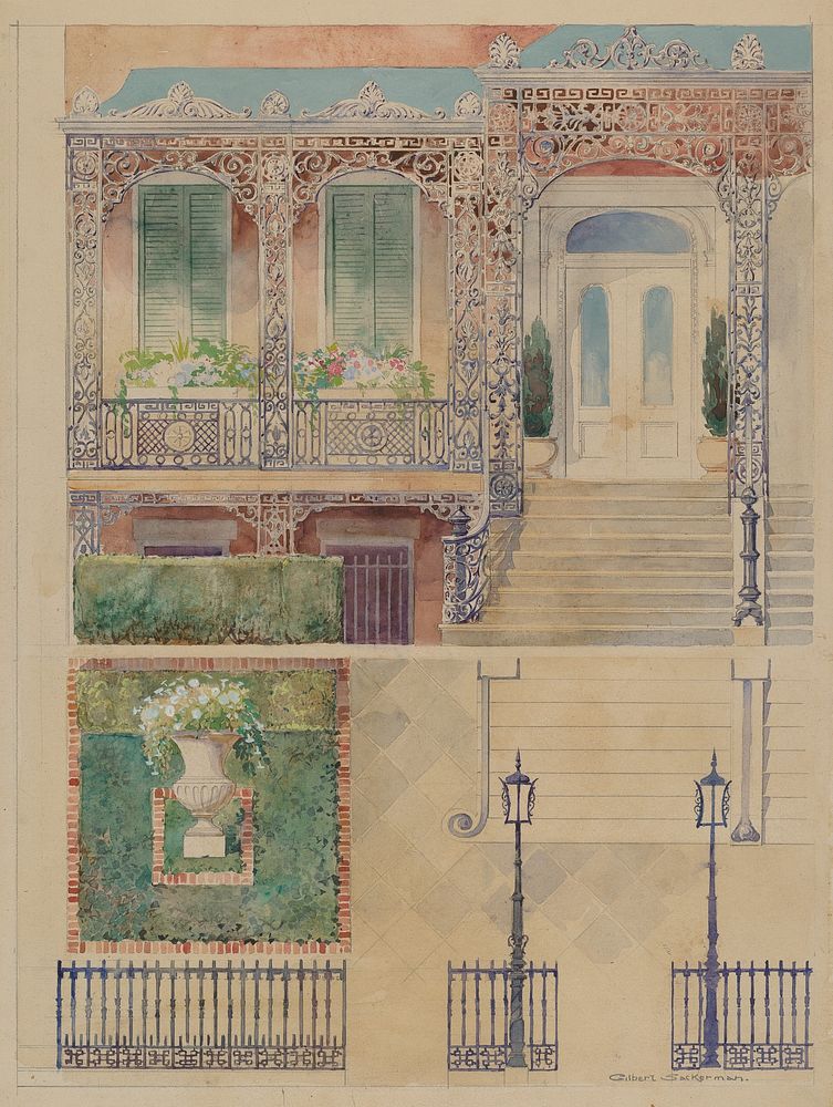 Ornamental Iron (c. 1936) by Gilbert Sackerman.  