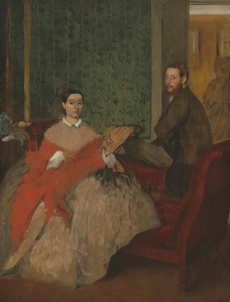 Edmondo and Th&eacute;r&egrave;se Morbilli (ca. 1865) by Edgar Degas. 