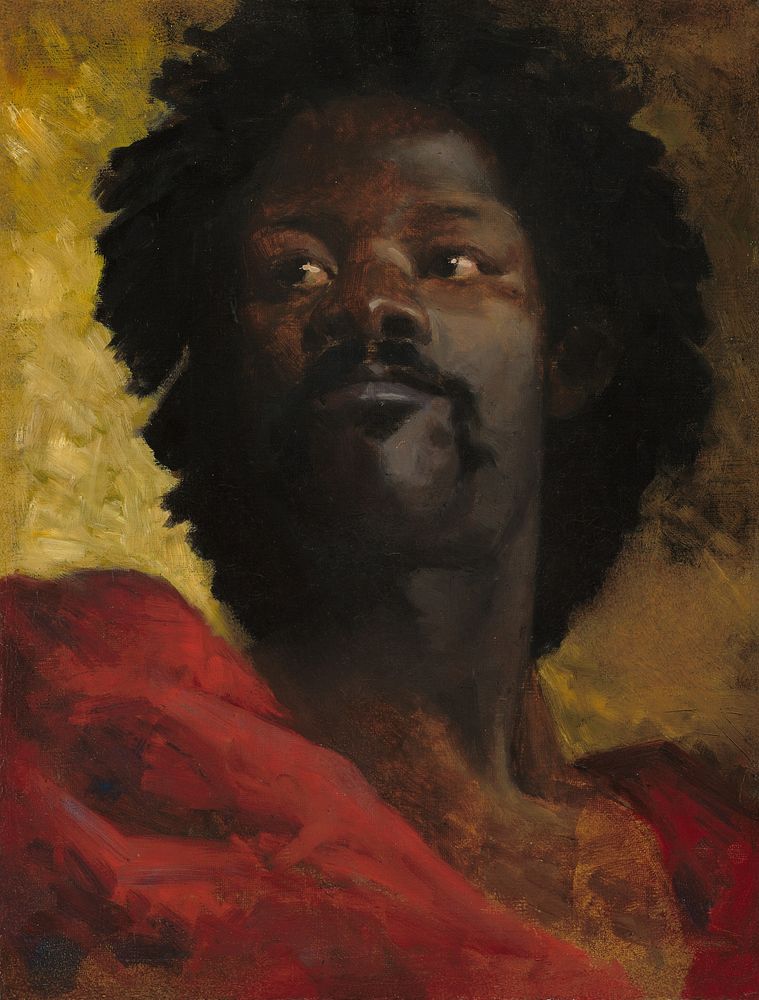 A Chief of Abyssinia (ca. 1870) by Henri Regnault.  