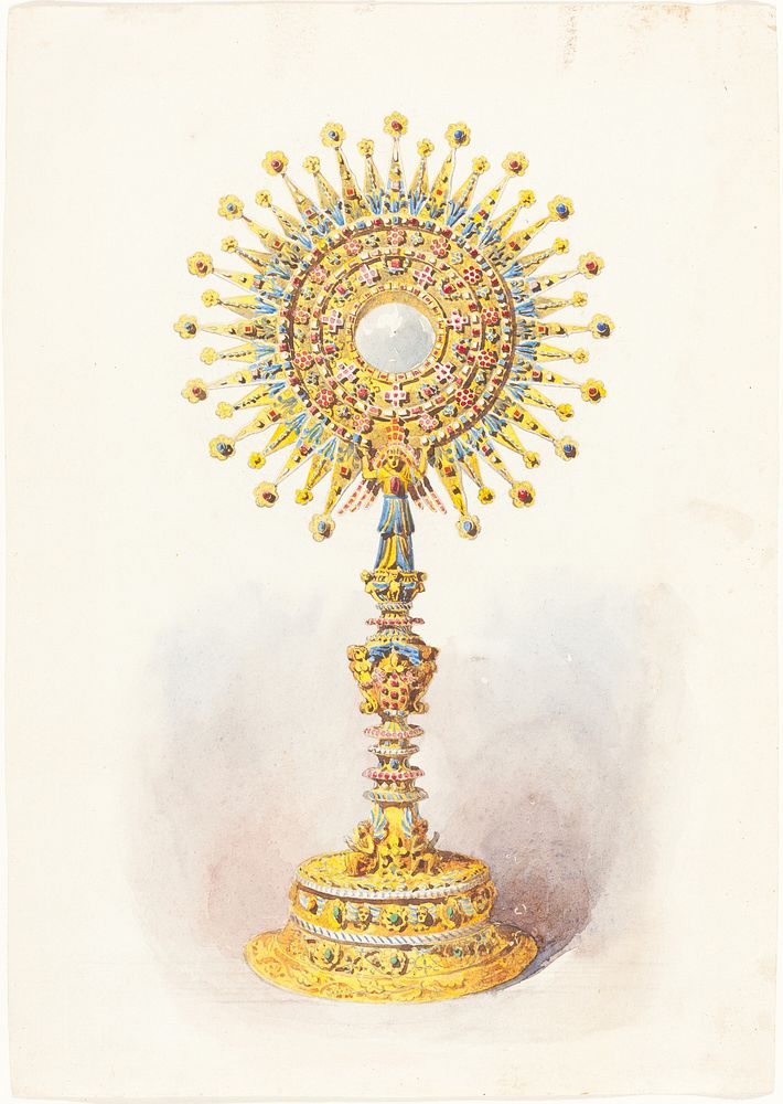 A Monstrance (ca. 1860) by British 19th Century.  