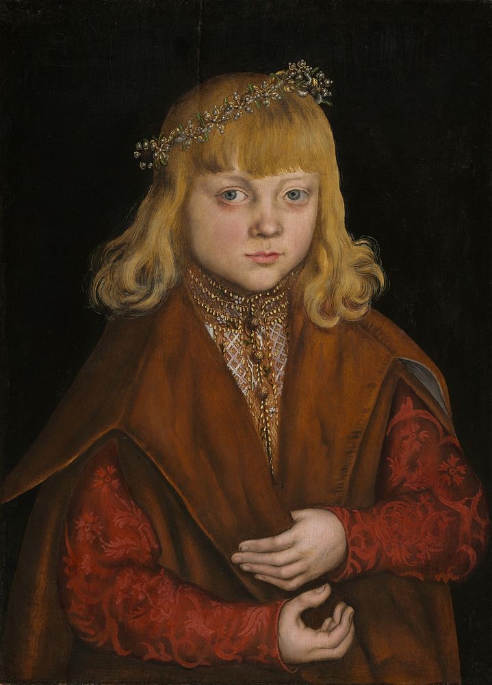 A Prince of Saxony (ca. 1517) by Lucas Cranach the Elder.  