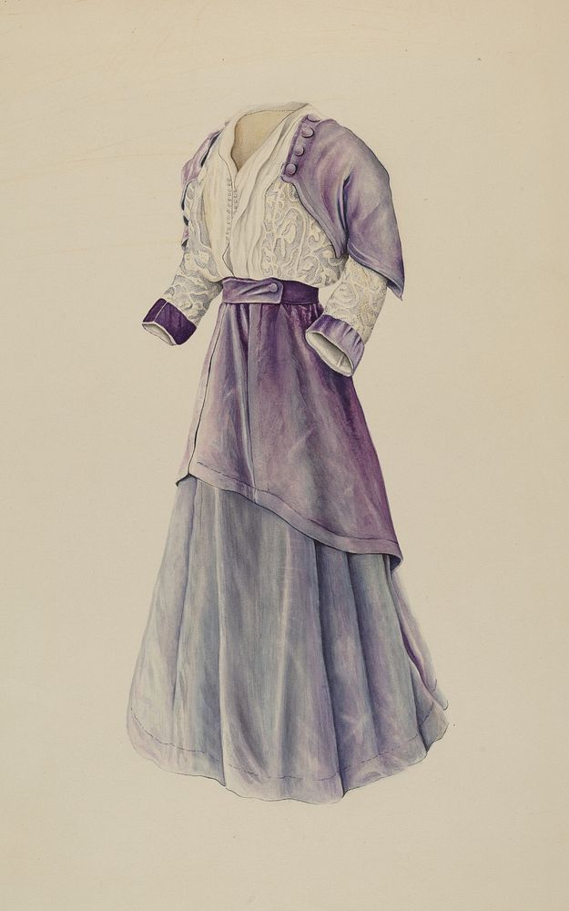 Afternoon Gown (ca. 1936) by Ray Price.  