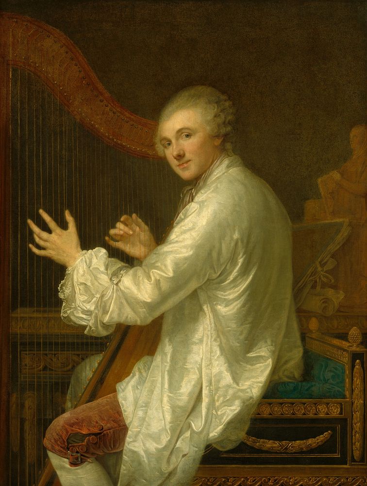Ange Laurent de La Live de Jully (ca. 1759) by Jean&ndash;Baptiste Greuze.  