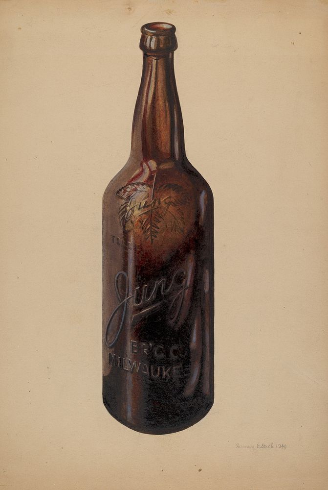 Beer Bottle (1940) by Herman O. Stroh.  