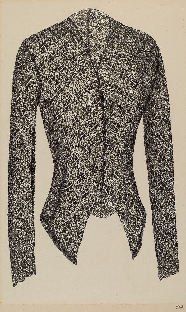 Black Lace Jacket (ca. 1938) by Joseph L. Boyd.  