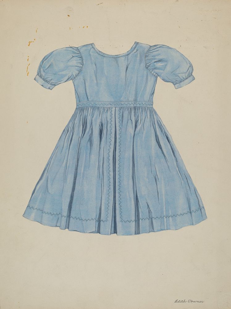 Boy's Dress, (1935/1942) by Edith Towner.