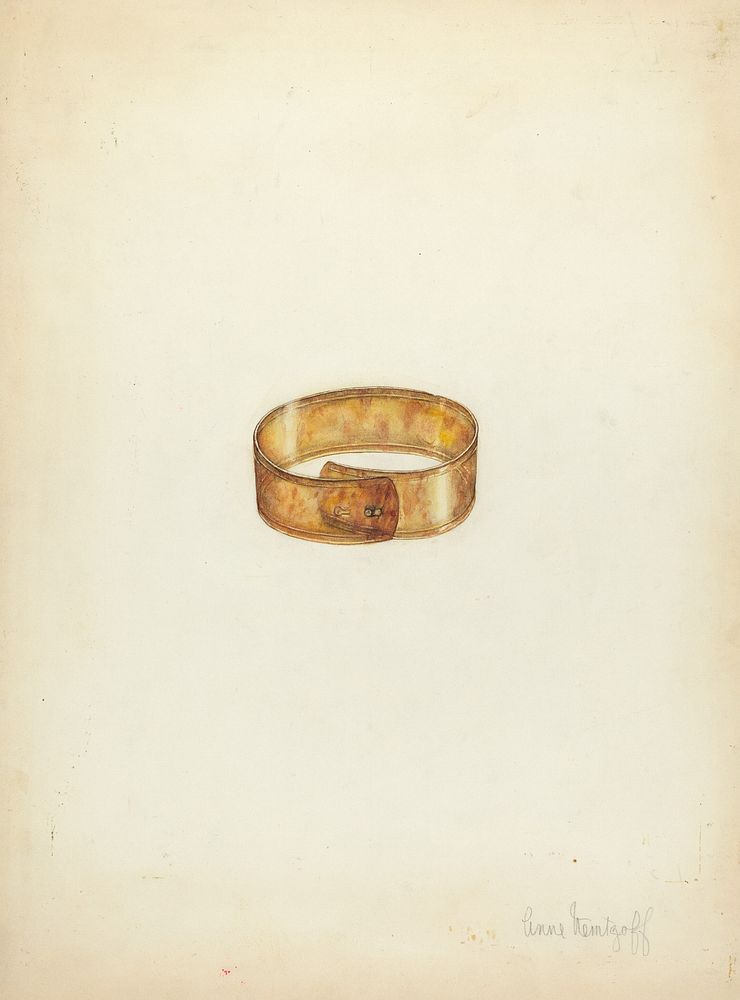 Bracelet (1935/1942) by Anne Nemtzoff. 