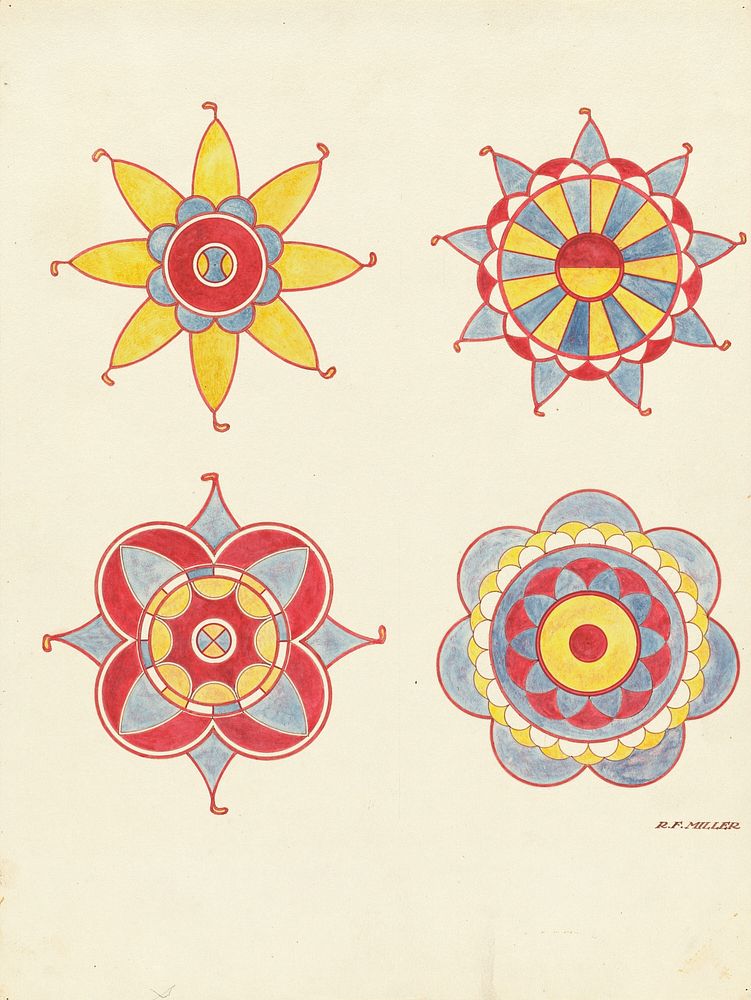 Ceiling Decoration (ca. 1940) by Randolph F. Miller.  