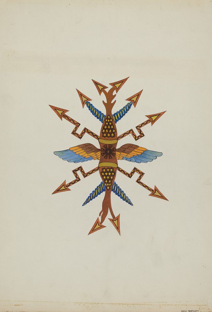 Ceiling Ornament (ca.1936) by Dana Bartlett.  