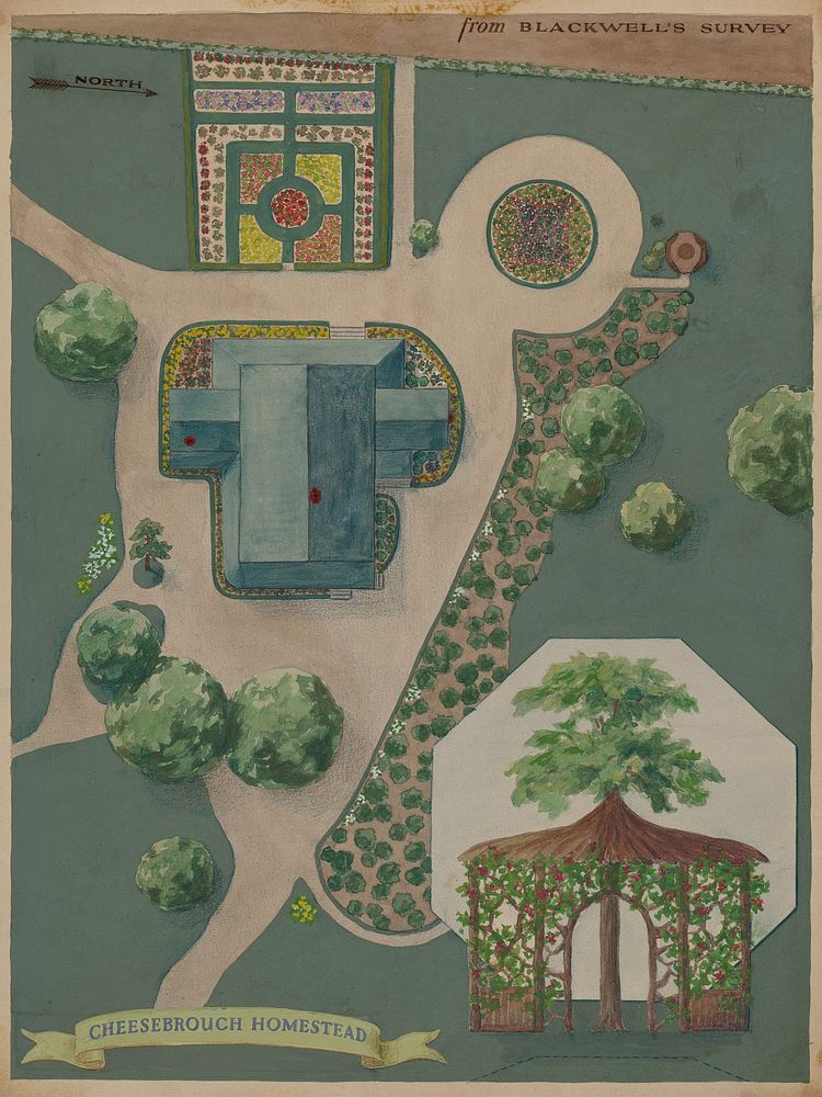 Cheeseborough Estate (ca. 1936) by Helen Miller.  