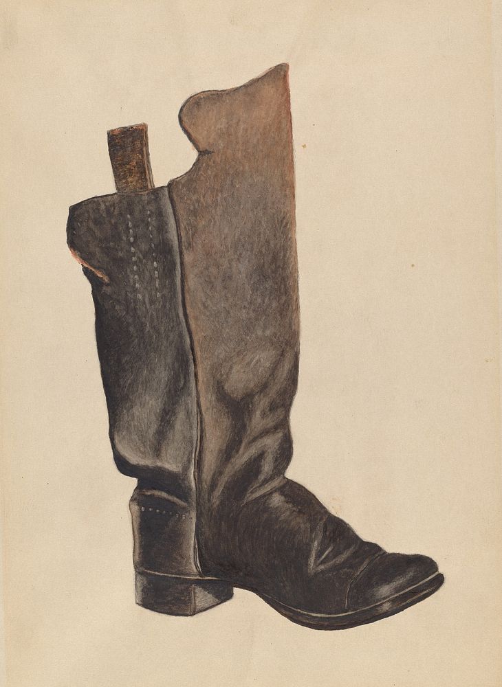 Child's Boot (ca. 1937) by Earl Butlin.  