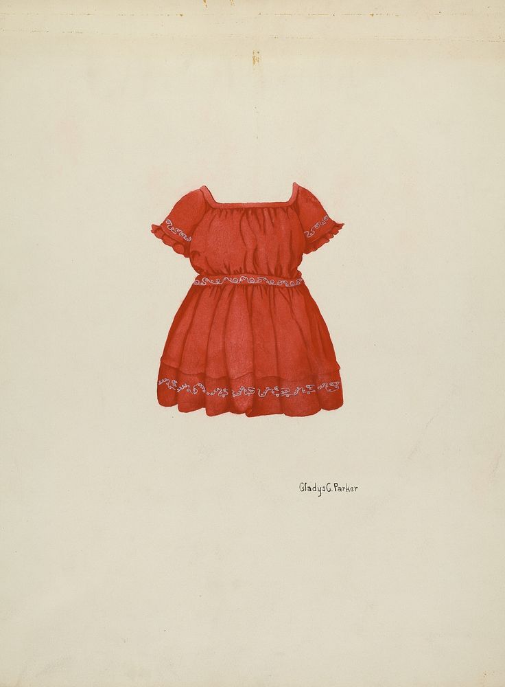 Child's Dress (ca.1936) by Gladys C. Parker.  