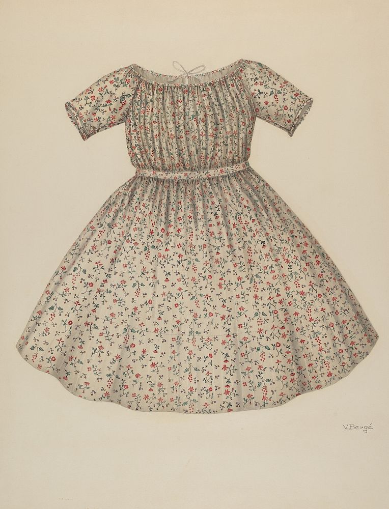 Child's Dress (1935&ndash;1942)  by Virginia Berge.  