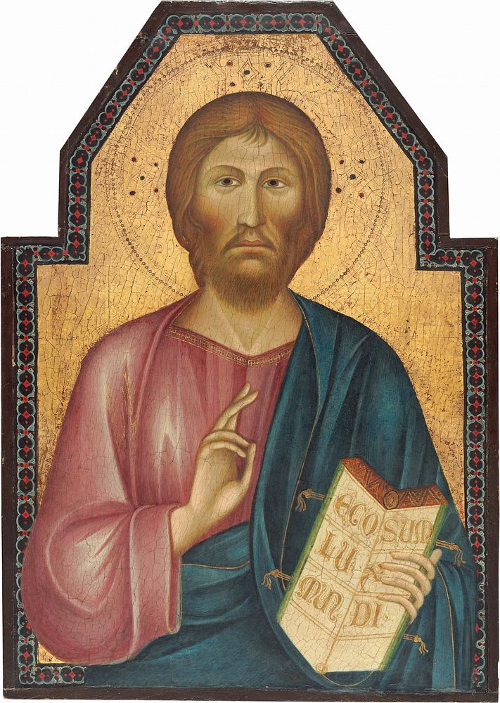 Christ Blessing (ca. 1310) by Grifo di Tancredi.  