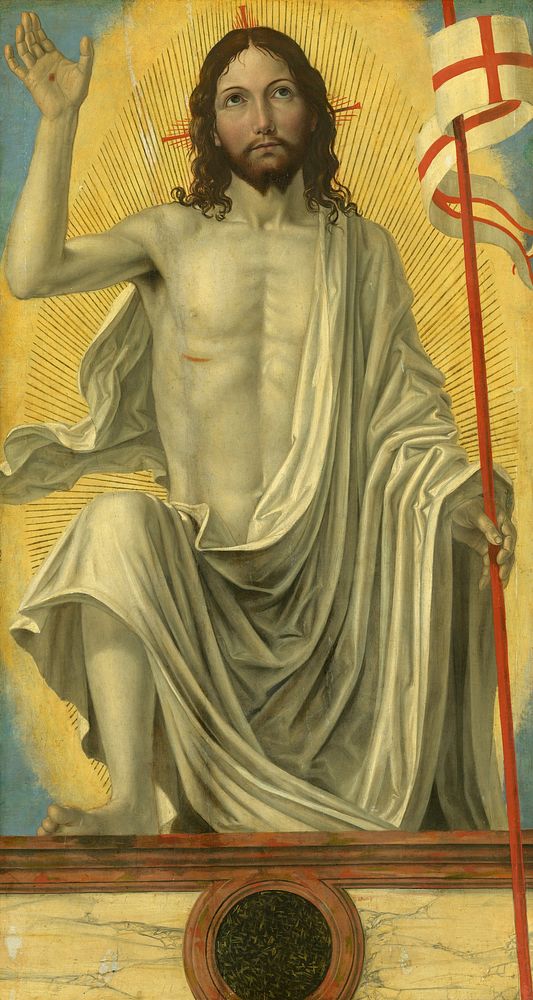 Christ Risen from the Tomb (ca. 1490) by Bergognone.  
