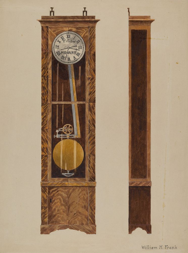 Clock (Chronometer) (1941) by William Frank.  