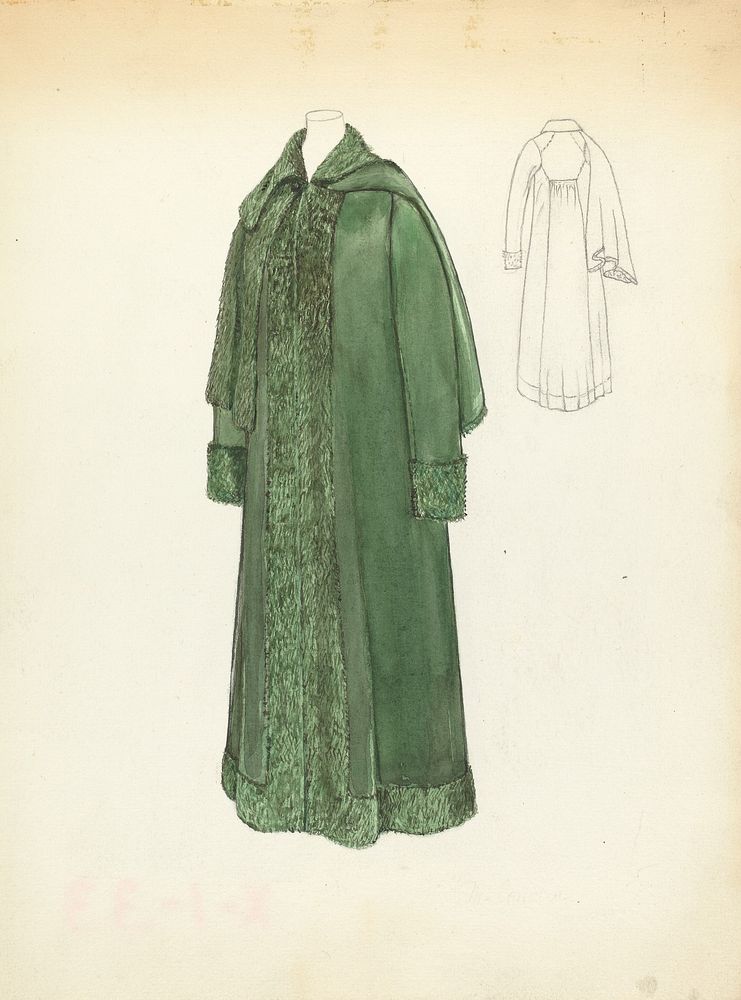 Woman's Coat (1935&ndash;1942) by Margaret Concha.  