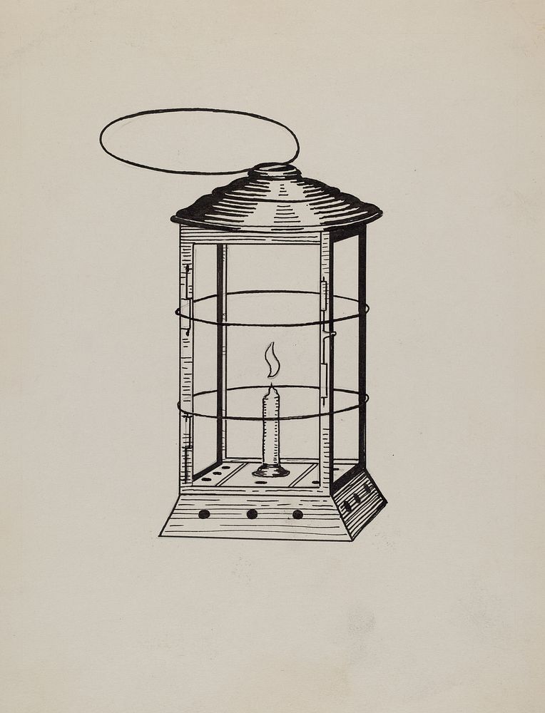 Comstock Miner's Lantern (1936) by Florence Huston.  