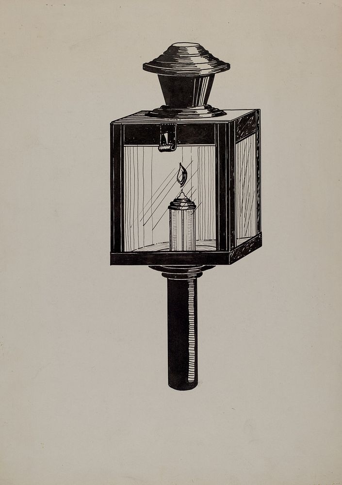 Concord Stage Lamp (1936) by Florence Huston.  