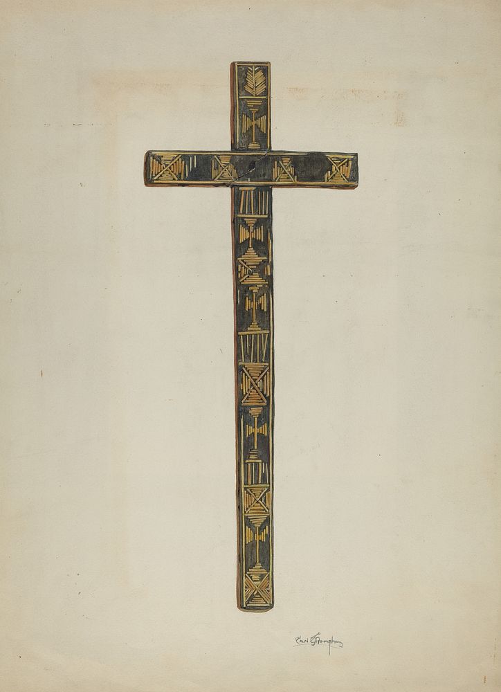 Cross (ca. 1939) by Carl O'Bergh.  