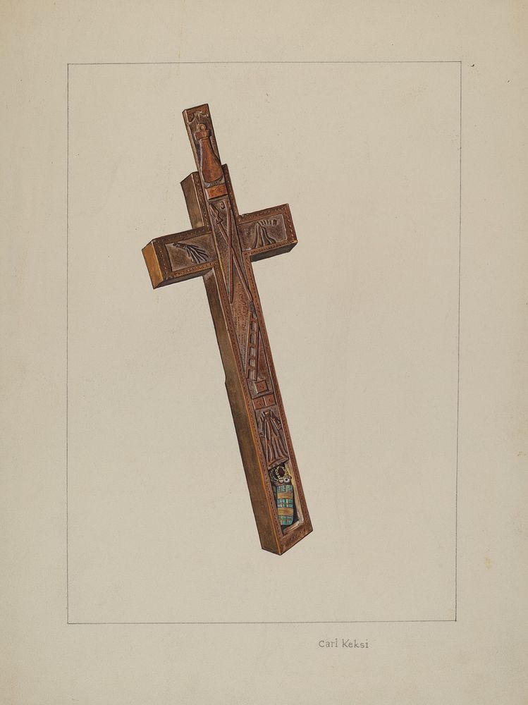 Cross (ca. 1937) by Carl Keksi.  