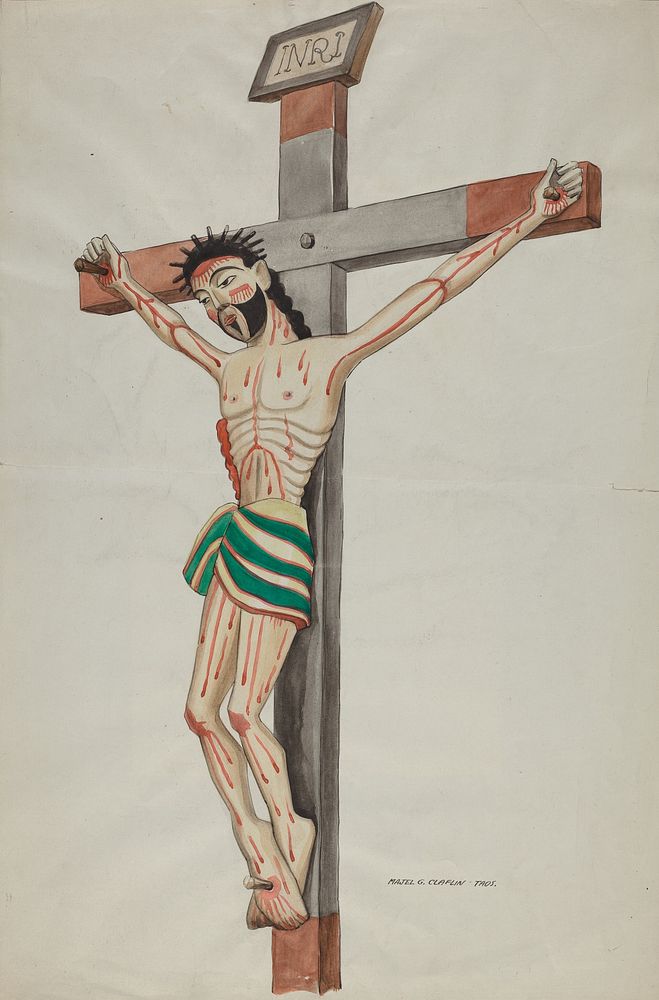 Cruciform - Bulto (1935–1942) by Majel G. Claflin.  