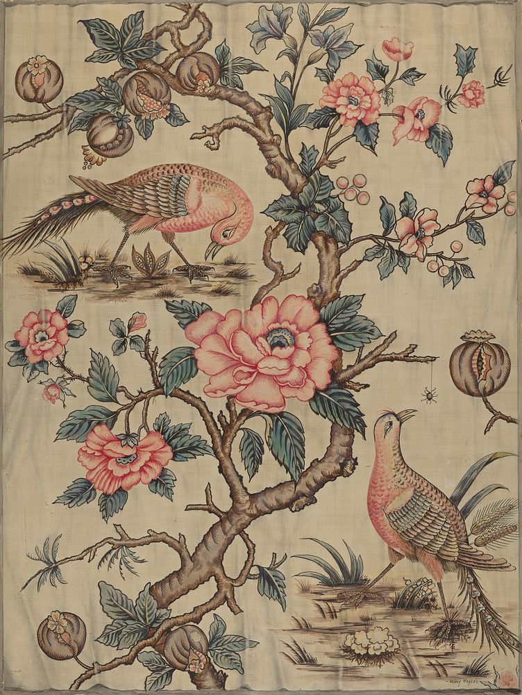 Drapery or Curtain (1935–1942) by Henry Meyers.  