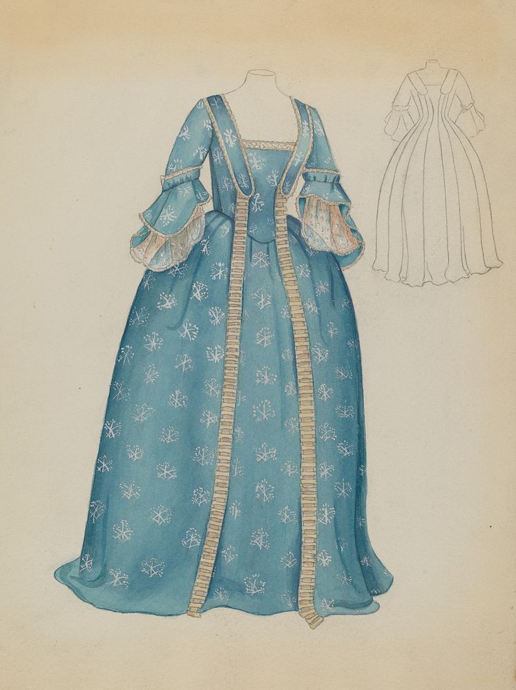 Dress (1935/1942) by Esther Hansen.  