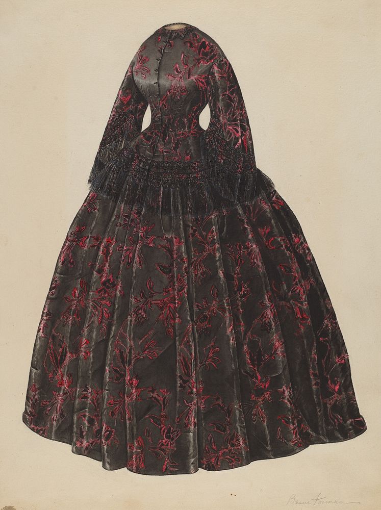 Dress (1935/1942) by Bessie Forman.  