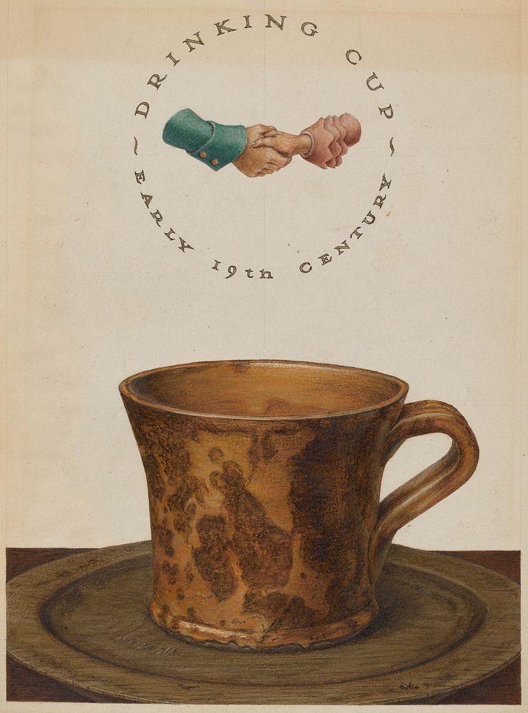 Drinking Cup (1935&ndash;1942) by John Matulis.  