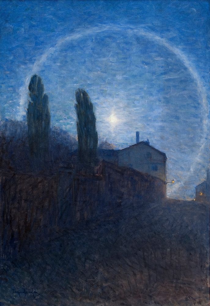 Untitled (1900) painting in high resolution by Eugene Jansson. Original from the Thiel Gallery. 