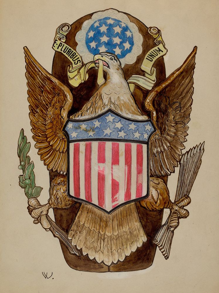 Eagle Emblem (1935&ndash;1942) by Bernard Westmacott.  