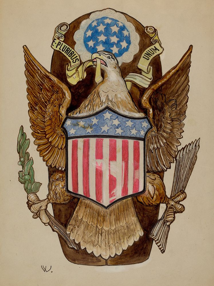 Eagle Emblem (1935–1942) by Bernard Westmacott.  